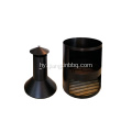 Խոշոր բացօթյա այգի Chimenea Black Fire Pit